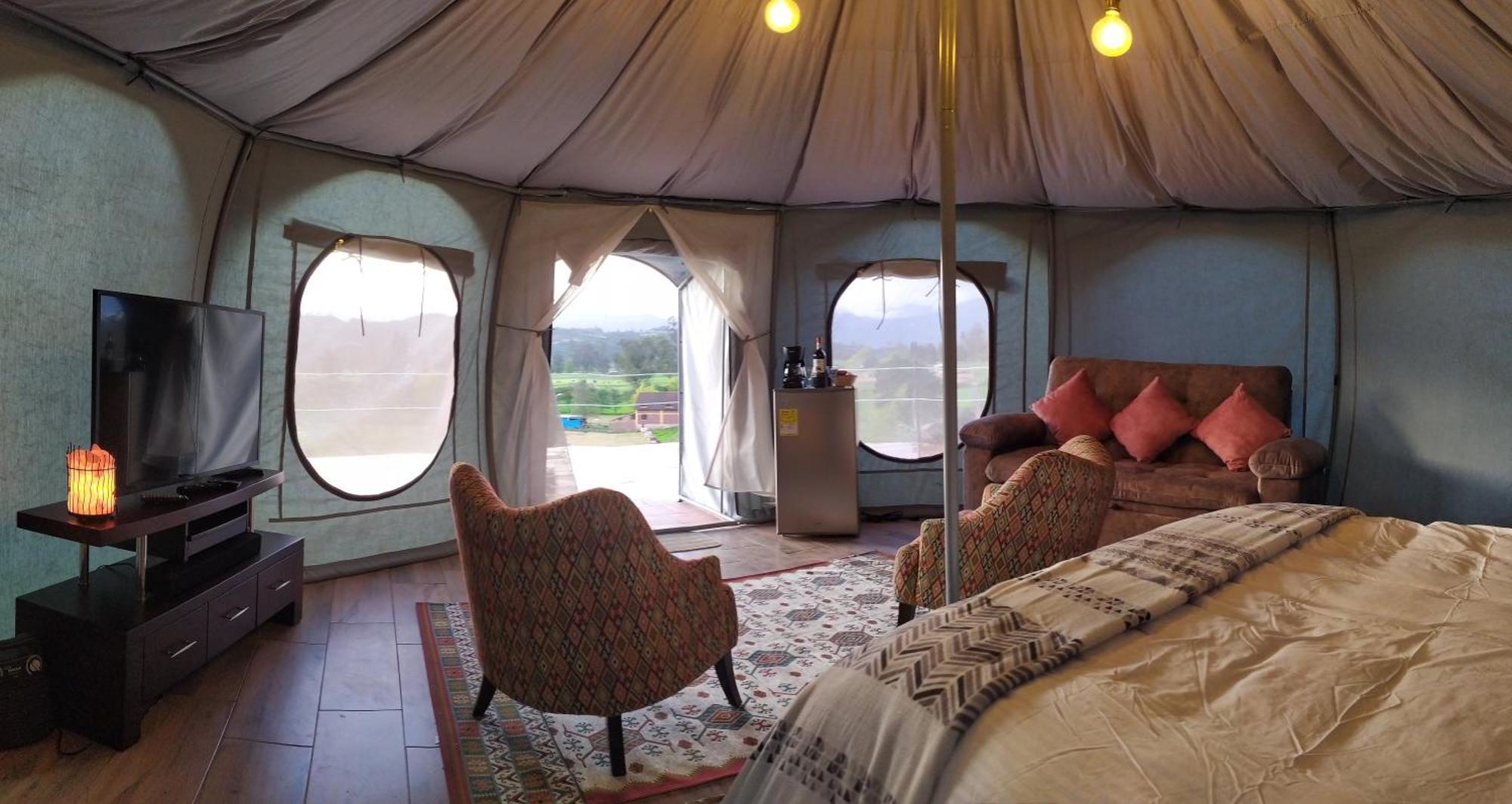 Cabanas & Glamping De Ruana Por Boyaca Paipa Exterior foto